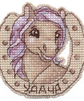 Cross Stitch Kit for Luck Magnet Decor, Oven