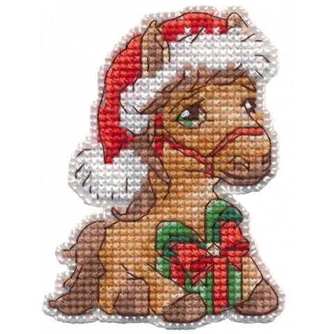 Cross Stitch Kit for Fridge Magnet, Oven