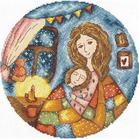 Cross Stitch Embroidery Kit for Mom, Andriana