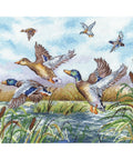 Cross Stitch Kit with Flying Ducks, Andriana