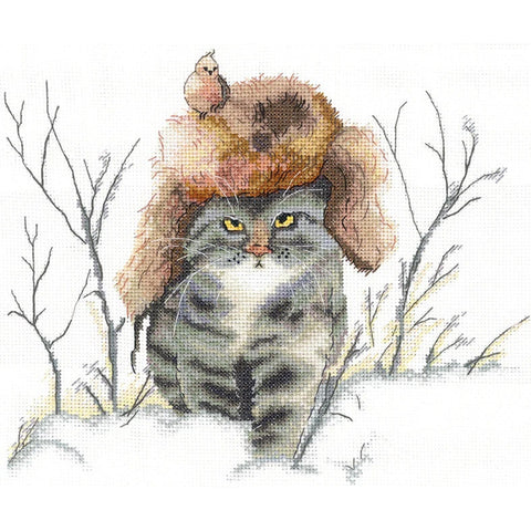 Cross Stitch Kit with Hunting Motif, Andriana