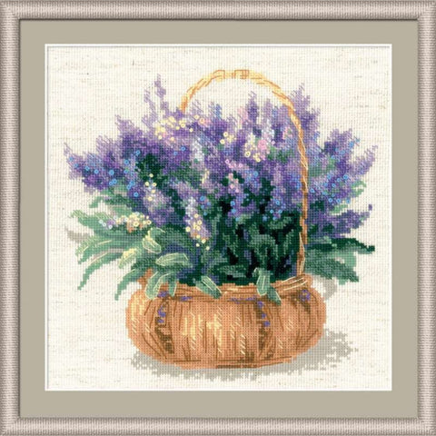 French Levander Cross Stitch Kit RIOLIS 1404