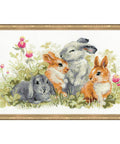 Funny Rabbits - Cross Stitch Kit from RIOLIS Ref. no.:1416