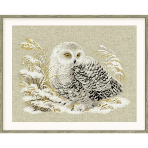 White Owl Cross Stitch Kit RIOLIS 1241
