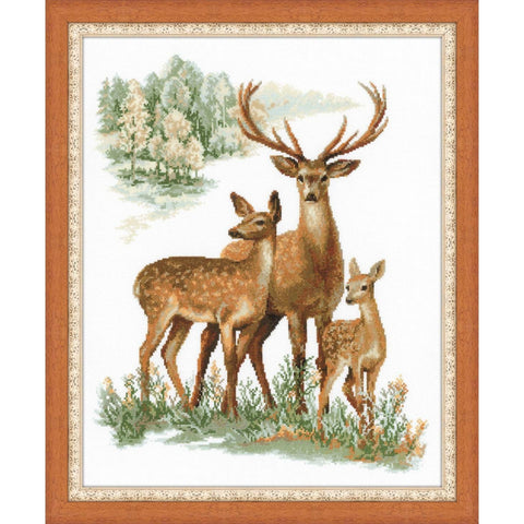 Deers Cross Stitch Kit RIOLIS 1370