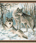 Pair of Wolves - Cross Stitch Kit from RIOLIS Ref. no.:1393