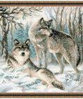 Pair of Wolves Cross Stitch Kit RIOLIS 1393