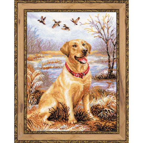 Labrador Cross Stitch Kit RIOLIS 1399