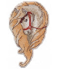 Cross Stitch Embroidery Kit Horse Magnet, Oven