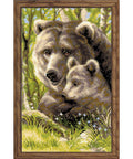 Bear with Cub - Cross Stitch Kit from RIOLIS Ref. no.:1438