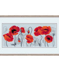 Scarlet Poppies - Cross Stitch Kit from RIOLIS Ref. no.:100/037
