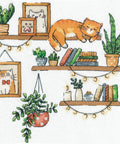 Cross Stitch Kit for Book Lovers, Andriana