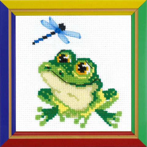 Little Frog Cross Stitch Kit RIOLIS HB159