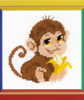 Monkey - Cross Stitch Kit from RIOLIS Ref. no.:HB161
