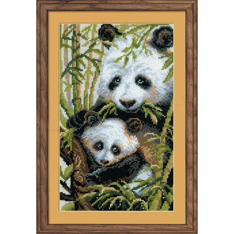 Panda with Young Cross Stitch Kit RIOLIS 1159