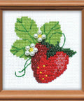 Garden Strawberry Cross Stitch Kit RIOLIS 1165