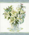 White Lilies - Cross Stitch Kit from RIOLIS Ref. no.:1169