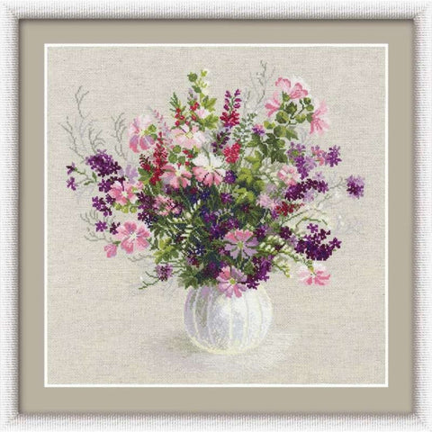 Summer Bouquet Cross Stitch Kit RIOLIS 1010