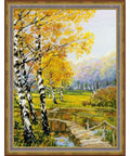 The Birches - Cross Stitch Kit from RIOLIS Ref. no.:1134
