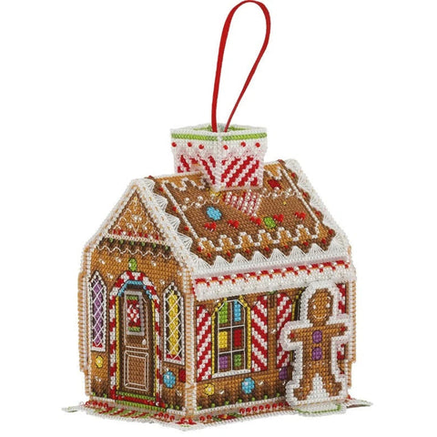 Cross Stitch Embroidery Kit Gingerbread House, PANNA KLART