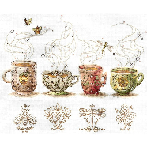 Cross Stitch Kit for Tea Lovers, Andriana