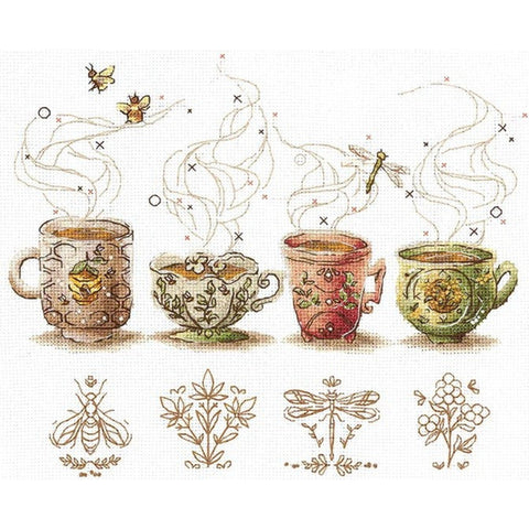 Cross Stitch Kit for Tea Lovers, Andriana