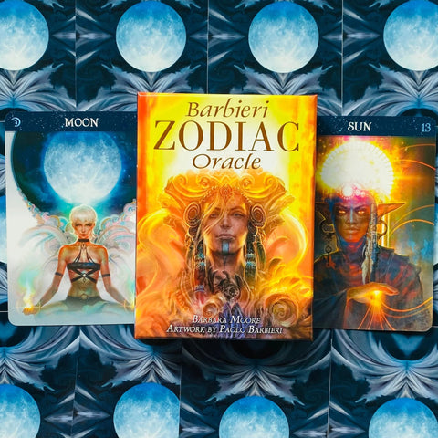 Barbieri Zodiac Oracle cards Lo Scarabeo
