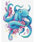 Water-Soluble Cross Stitch Canvas Kit, Octopus Design, MP Studia