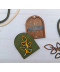 Wooden Needle Case for Knitting and Crochet, Kind Fox by Wizardi