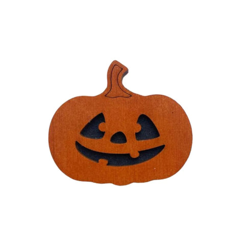 Wooden Needle Case, Pumpkin Shape, Kind Fox by Wizardi