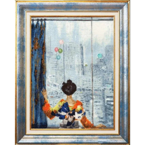 Tokyo Window 1975 Cross Stitch Kit, Zolotoe Runo