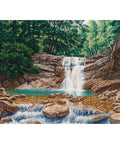 Pshada River Waterfall Canvas Wall Art, Oven