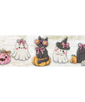 Letistitch Halloween Cross Stitch Kit, Boo Crew Ornaments