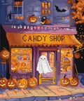 Pumpkin Lane Cross Stitch Kit, Letistitch