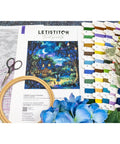Cross Stitch Kit Luna's Garden, Letistitch