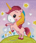 Playful Unicorn 20x20 Diamond Painting Set CS2531