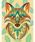 Colourful Fox Diamond Painting Set CS2543