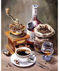 Coffee Time Diamond Painting Set CS2553
