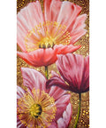 Three Pink Poppies Diamond Painting Set CS2562