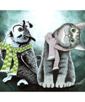 Owl and Kitten Diamond Painting Set CS2571