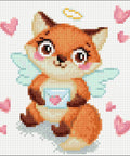 Romantic Fox 20x20 Diamond Painting Set CS2695