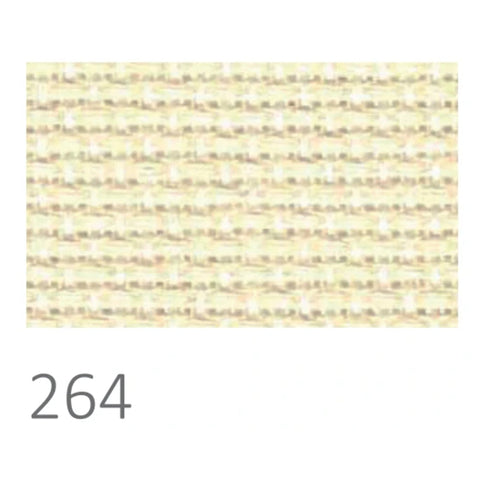 Zweigart Aida Cross Stitch Fabric, 100% Cotton, 48x53 cm Pre-Cut Neutral Embroidery Cloth for Needlework Projects