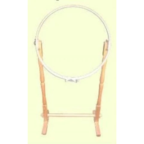 Elbesee 45 cm Quilting and Embroidery Hoop, Natural Beech Wood, Double Ring, Metal Screw, for Large Projects