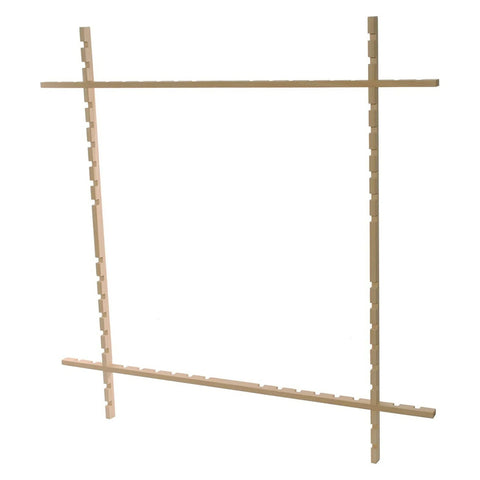 Elbesee Adjustable Embroidery Frame, Wooden Hoop for Even Fabric Tension, Natural Wood, Cross Stitch and Needlework
