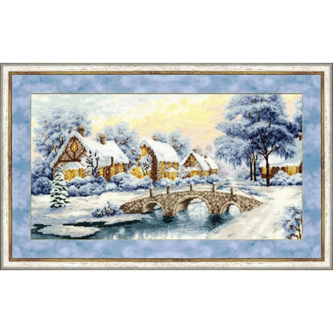 LP026 Winter Sunset Cross Stitch Kit