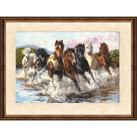Z017 Dance with Water Splashes Cross Stitch Kit