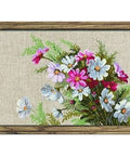Cosmos - Cross Stitch Kit from RIOLIS Ref. no.:583 - Hobby.lt 🇬🇧