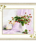 SZH016 Rose still life Cross Stitch Kit