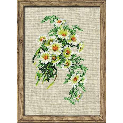 Bouquet of Camomiles Cross Stitch Kit RIOLIS 582