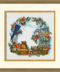 Autumn Letters Cross Stitch Embroidery Kit
